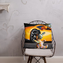 Load image into Gallery viewer, Chappy and a Lambo THC Samuel Basic Pillow