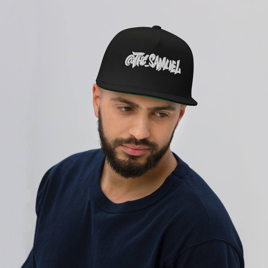 THC Samuel Flat Bill Cap Black