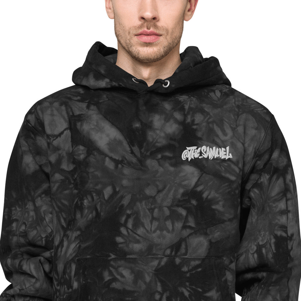 Stitched THC Samuel Logo Unisex Champion Tie-Dye HoOdie